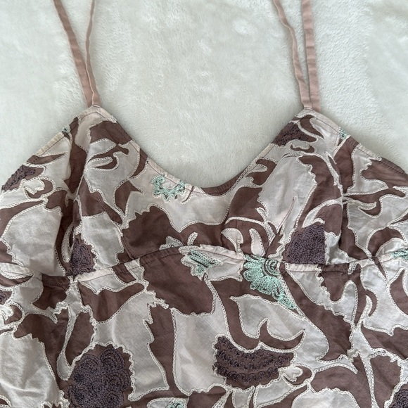 Fiori Di Zucca Size 2/Small Floral Tanktop Summer Top - Picture 4 of 10